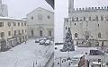 Umbria sotto la neve: imbiancate Gubbio, Gualdo Tadino e Norcia. Attesi fiocchi anche a Perugia