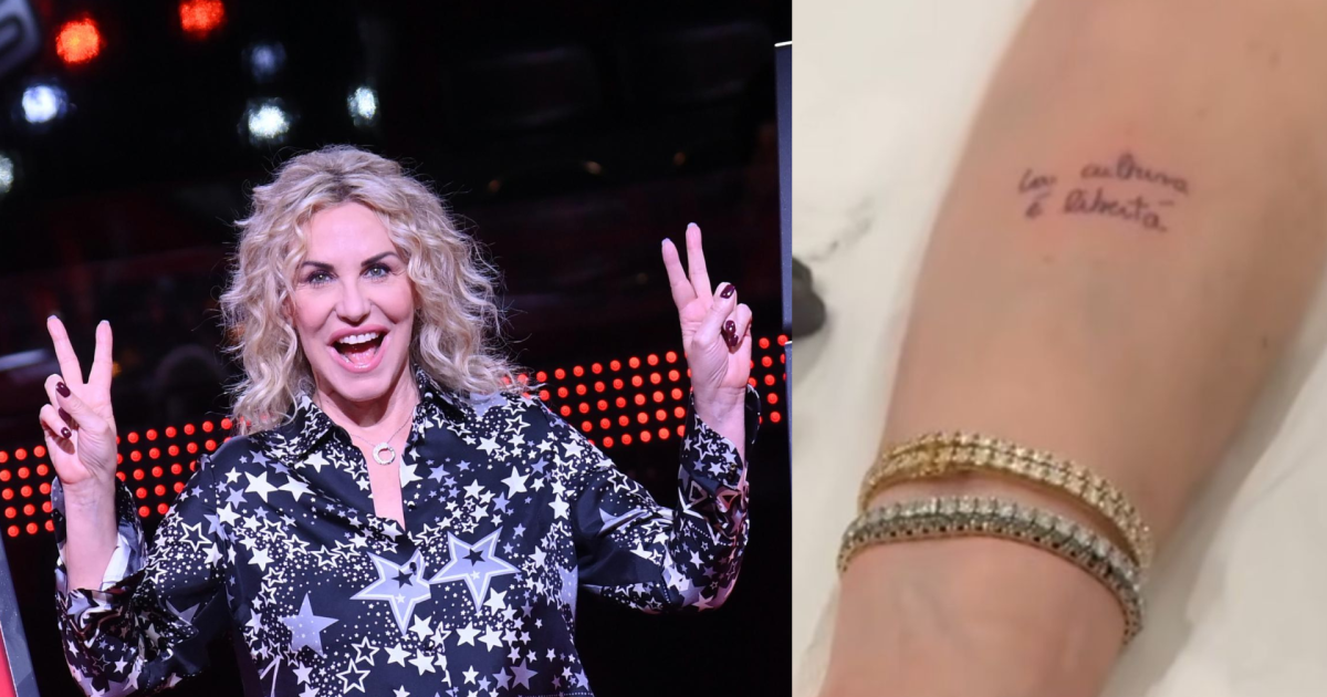 Antonella Clerici e il tatuaggio insieme alla figlia Maelle: "Ho