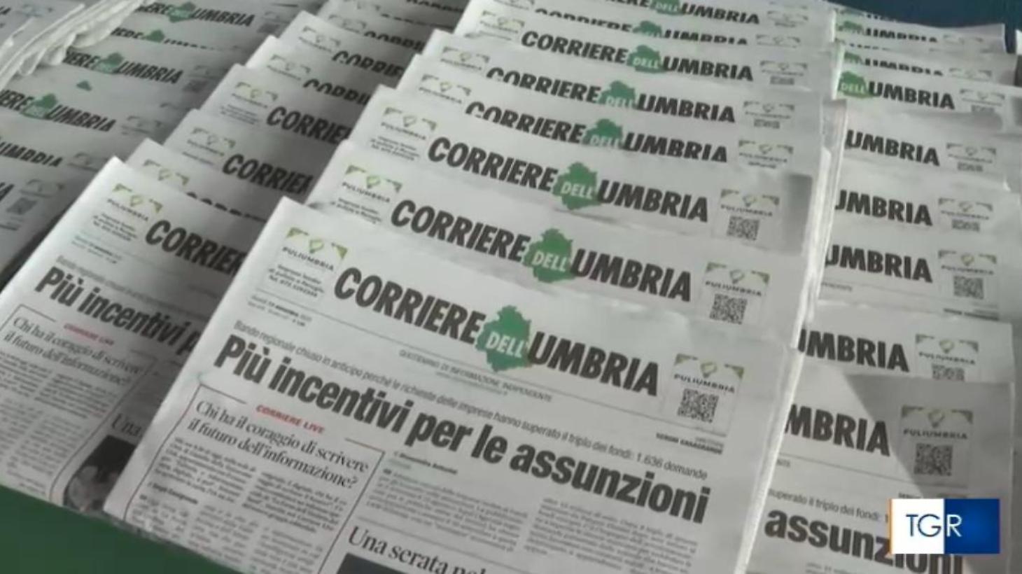 La Tgr Umbria racconta l'evento del Corriere sull'editoria: ecco il servizio