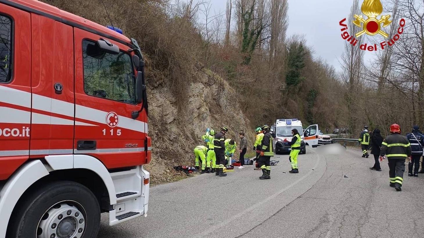 Incidente mortale sulla sp 201 a Pietralunga: muore centauro 57enne
