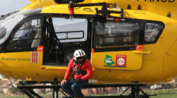 Incidente tra auto e furgone a Panicale: ferito grave portato in ospedale con l'elisoccorso