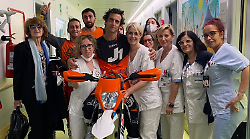 Verso il G7 sulle disabilità, Oddera: "Moto in ospedale per riportare forza e sorrisi". Primo esperimento al Gaslini di Genova