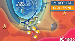 Meteo, nuova ondata di maltempo. Temperature in calo, temporali e persino la prima neve. Le previsioni