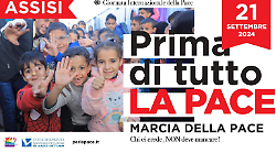 Assisi,  la Marcia in occasione della Giornata Internazionale della Pace indetta dall'Onu 
