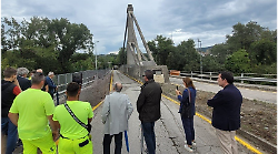 Narni, al via i lavori al ponte strallato di Nera Montoro. Melasecche "Impegno delle istituzioni e degli imprenditori"