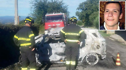 Chi era Francesco Caraffa, morto nell'auto in fiamme a Calvi dell'Umbria. Il gruppo sbandieratori: "Sarai sempre nei nostri cuori"