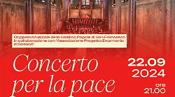 Assisi, il Cortile di Francesco si chiude con il concerto per la pace. Fra Cesareo: "Quello della pace è il desiderio più grande"