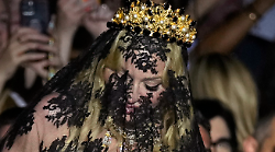 Madonna ospite alla sfilata di Dolce e Gabbana alla Milano Fashion Week