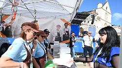 G7 Inclusione e Disabilità, le foto degli stand della associazione e dei 120 volontari in via San Francesco