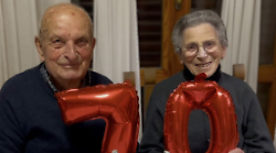 Bruno e Arminda, un amore di titanio: "Il nostro segreto? Ci parliamo sempre". Festa per i 70 anni di matrimonio