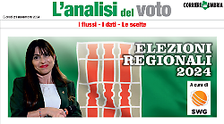 Elezioni regionali, l'analisi del voto di SWG in esclusiva sul Corriere dell'Umbria