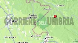 Scossa di terremoto tra Friuli e Slovenia: alle ore 18.25 magnitudo 3.1