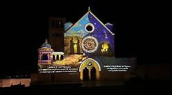 Assisi, il Cantico delle creature illumina la Basilica di San Francesco 