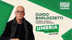 Guido Barlozzetti ospite a Umbria in diretta, in onda su Radio Corriere dell'Umbria. La scaletta della puntata