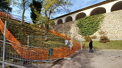 Spoleto, partiti i lavori per il nuovo ascensore. Collegherà il parcheggio all'ospedale 