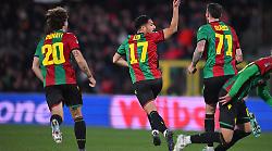 La Ternana in 10 va sotto, poi Aloi salva risultato e primato in classifica (1-1)