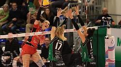 Grande partenza Black Angels, poi Vallefoglia prende le misure e si impone 3-1