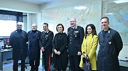 Carabinieri, il prefetto Orlando visita il comando provinciale: elogi per i controlli su chi è sottoposto a braccialetto elettronico