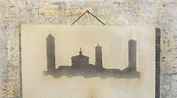 Eredi dell'artista donano importante opera  al Comune: è lo skyline della città