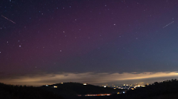 Il cielo stellato sopra la media valle del Tevere: lo scatto emozionante di un nostro lettore di Marsciano