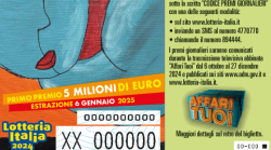 Lotteria Italia, boom di vendite dei biglietti in Umbria: staccati oltre 80 mila tagliandi in più rispetto a un anno fa