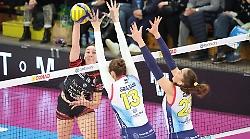 Le Black Angels vicine all'impresa: Scandicci soffre ma alla fine vince (3-1)