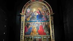 La Pala d'altare del Ghirlandaio "L'Incoronazione della Vergine" è a rischio: troppa umidità nella sala al Museo Eroli. Si cerca soluzione