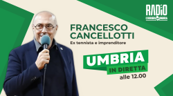 Radio Corriere dell'Umbria, a Umbria in diretta si parla di tennis: ospite in studio Francesco Cancellotti