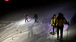 Bloccati in vetta per la nebbia, soccorsi due alpinisti folignati