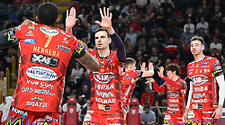 Sir Perugia sfida Civitanova: questa sera il primo atto delle semifinali dei playoff scudetto