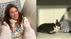 Giovanna Civitillo decide di non rispondere agli haters e pubblica la foto della sua cagnolina Kira sul divano: scopri i benefici della pet therapy