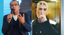 Emis Killa lascia il Festival di Sanremo. Caterina Balivo su Rai 1 annuncia la decisione della Rai: "La gara si svolgerà con la presenza di 29 artisti"