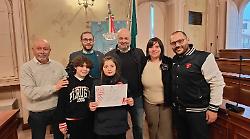 Marsciano, Maria Elena Patacca premiata dal Comune. Unica calciatrice tesserata con squadra maschile professionistica 