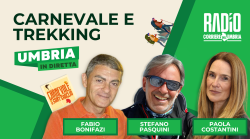 Umbria in diretta tra trekking e carnevale: ecco tutti gli ospiti della puntata 