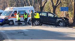Spoleto, grave incidente sulla Tuderte: giovane automobilista soccorso da Nibbio 