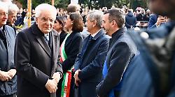 Il presidente della Repubblica Sergio Mattarella a Perugia: nell'aula magna dell'Unistra l'inno nazionale e poi il discorso