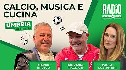 Il calcio, la musica e la cucina al centro della nuova puntata di Umbria in diretta: ospite in studio l'avvocato Marco Brusco