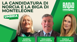 Umbria in diretta, dalla candidatura di Norcia a Capitale europea della cultura alla Biga di Monteleone: gli ospiti della puntata 