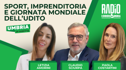 Sport, imprenditoria e giornata mondiale dell'udito a Umbria in diretta: gli ospiti della puntata