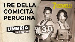 I re della comicità perugina a Umbria in diretta: i 7 cervelli ospiti in studio a Radio Corriere dell'Umbria