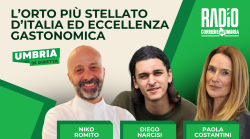 A Umbria in diretta si parla dell'orto La Clarice: ospiti Diego Narcisi e lo chef tristellato Niko Romito