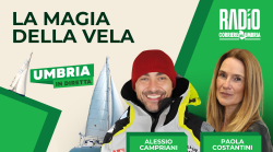 La magia della vela a Umbria in diretta: ospite Alessio Campriani. La scaletta 