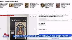 Compravendita reliquie Carlo Acutis, il servizio de La vita in diretta sul caso: video