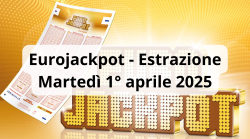 Eurojackpot, estrazione: i numeri vincenti di oggi, martedì 1° aprile. Il jackpot sale a 17 milioni di euro