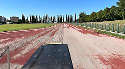 Spoleto, la pista di atletica si prepara per il restyling. Ecco come sarà 