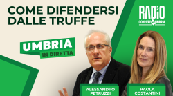 A Umbria in diretta si parla di come difendersi dalle truffe: ospite in studio Alessandro Petruzzi 