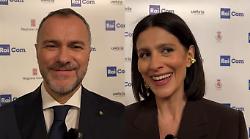 Massimiliano Gallo e Giulia Bevilacqua intervistati dal Corriere dell'Umbria, durante l'evento Screenings Rai Com 2025 al Teatro Caio Melisso di Spoleto