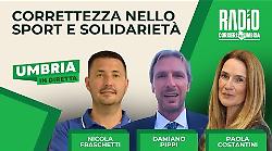 Umbria in diretta - puntata giovedì 10 aprile: sport e solidarietà con Damiano Pippi e Nicola Fraschetti