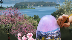 L'uovo d'artista approda al Lago Trasimeno: appuntamento en plein air con i pittori a San Feliciano