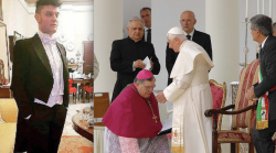 Nel giorno dell'addio a Papa Francesco concerto e mostra per Papa Benedetto XVI. L'organizzatore spiega